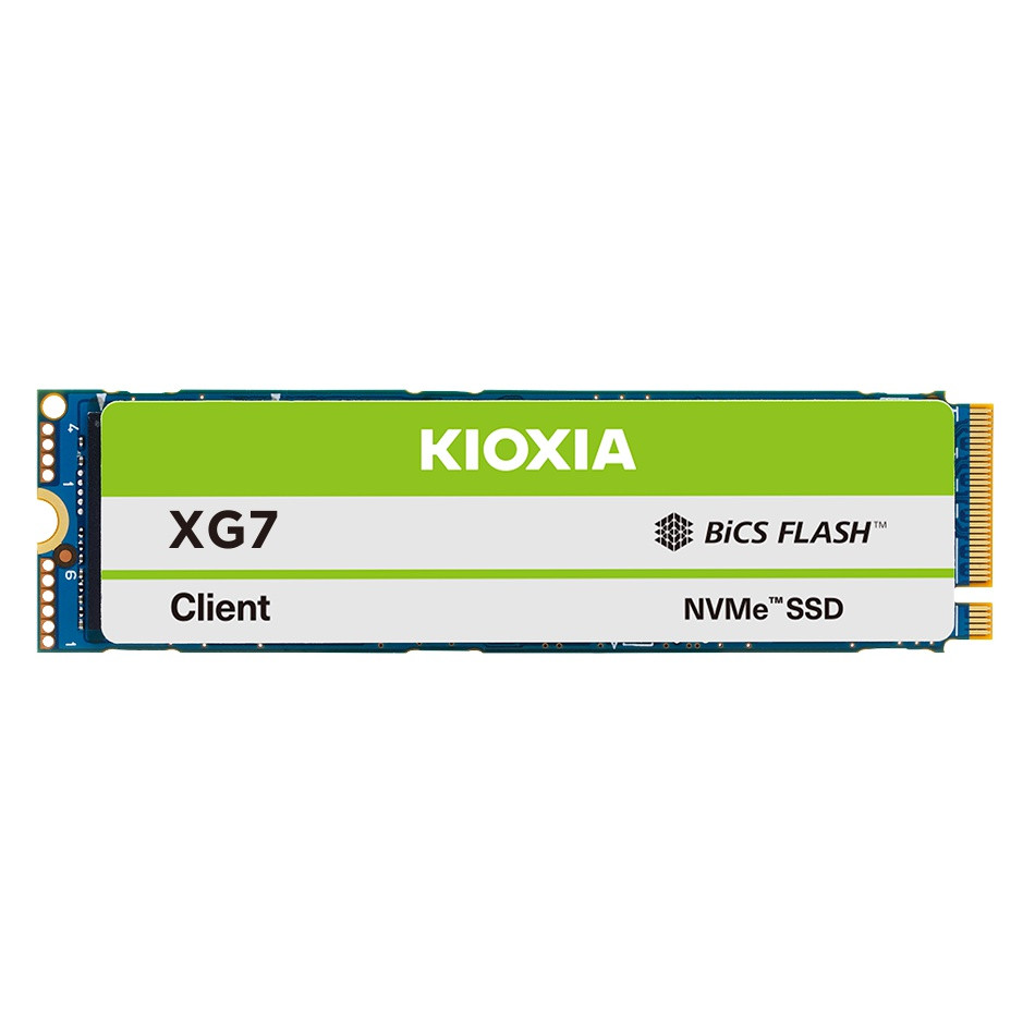 KXG8AZNV1T02, OEM Kioxia 1TB M.2-2280 PCIe 4.0 x4 SSD (XG8), Bulkware