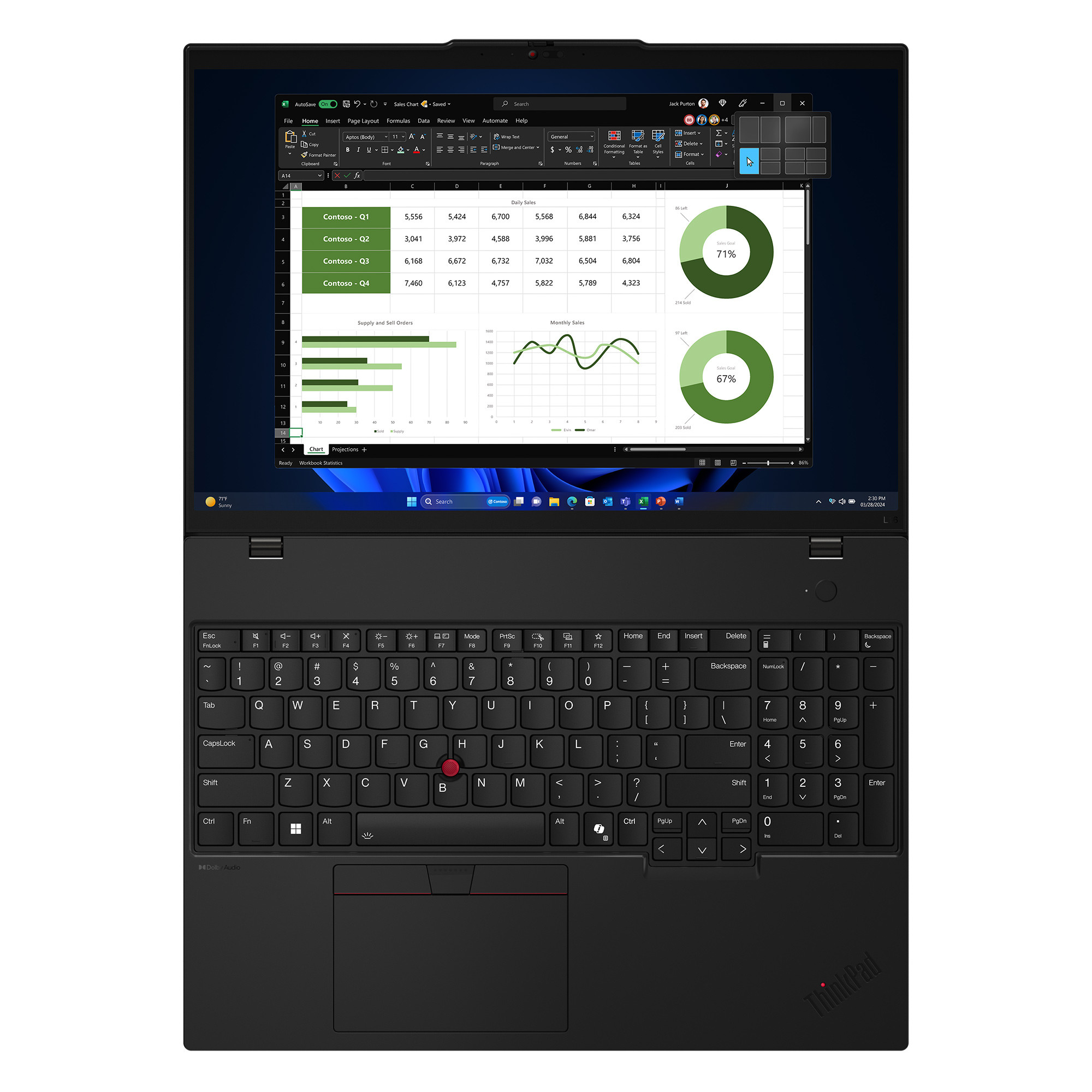 21L7001AGE, Lenovo ThinkPad® L16 G1 AMD (eclipse black)