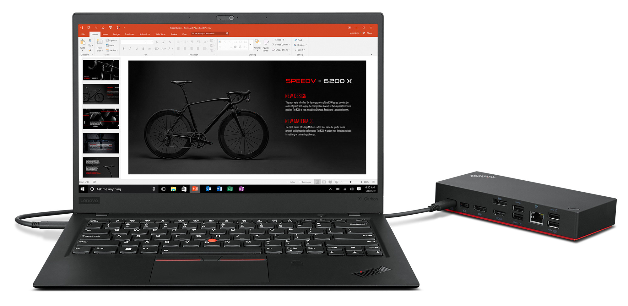 40AY0135EU-FL, Lenovo Campus ThinkPad Universal Type-C Dock mit