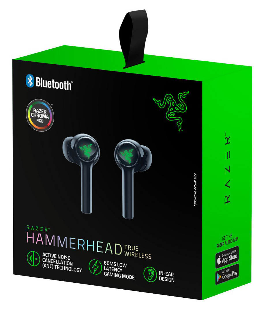 RZ12 03820100 R3G1 Razer Hammerhead True Wireless