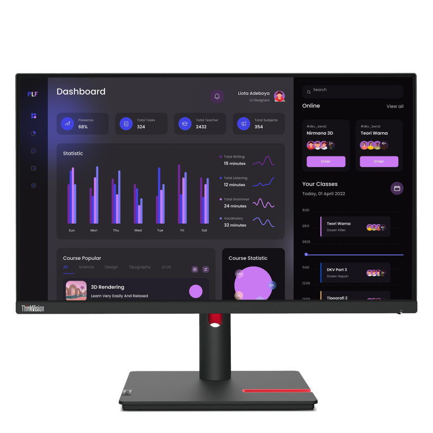 Lenovo ThinkVision T24i-30 60.47cm (23.8") Monitor
