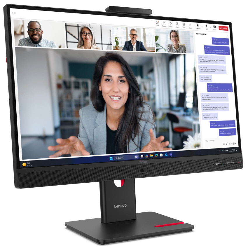 Lenovo ThinkVision T27QD-4v 68.6 cm (27") VoiP Docking-Monitor