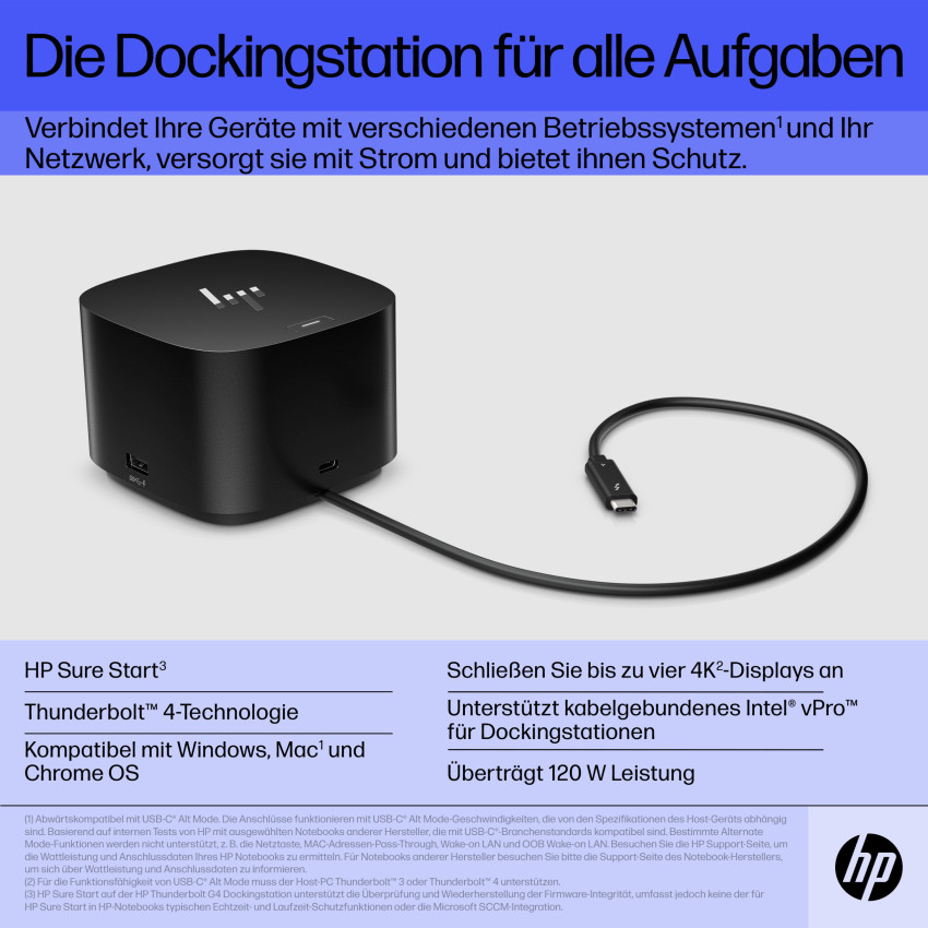 HP Thunderbolt G4 Dockingstation 120W