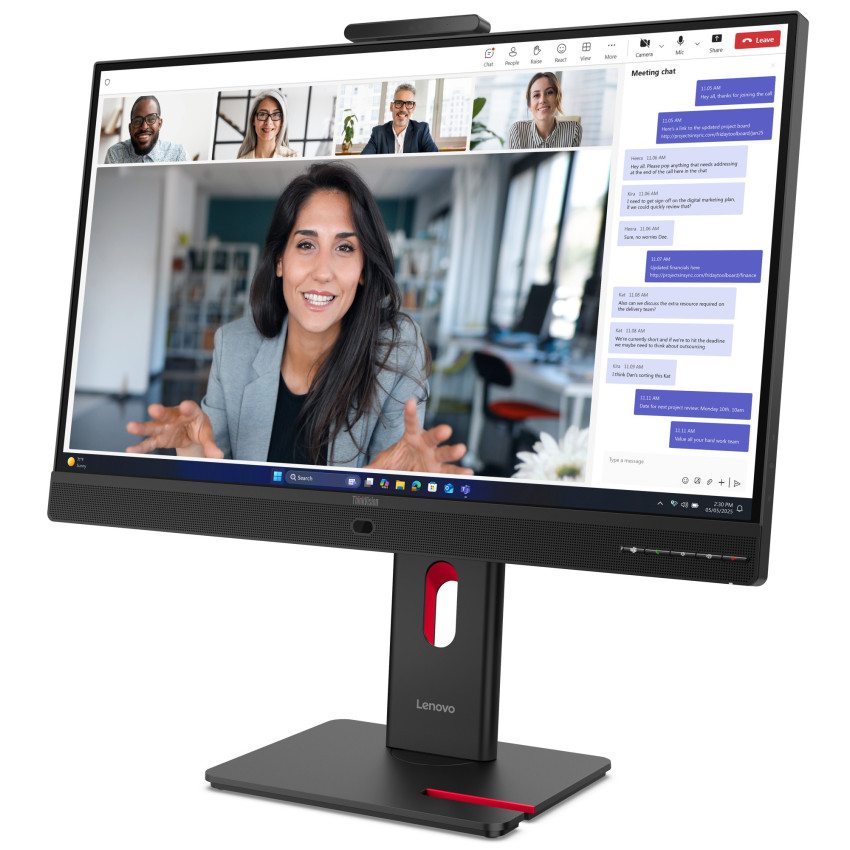 Lenovo ThinkVision T27QD-4v 68.6 cm (27") VoiP Docking-Monitor