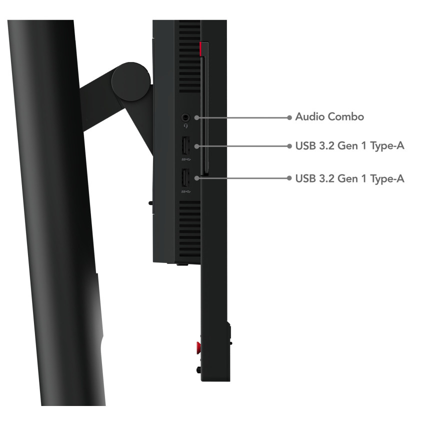 Lenovo ThinkVision T24mv-30 60.47cm (23.8") VOIP/Docking-Monitor
