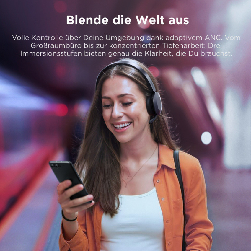 Lenovo kabelloses, faltbares ThinkPad Dual-Mode ANC-Headset 8550 (Aura Edition)