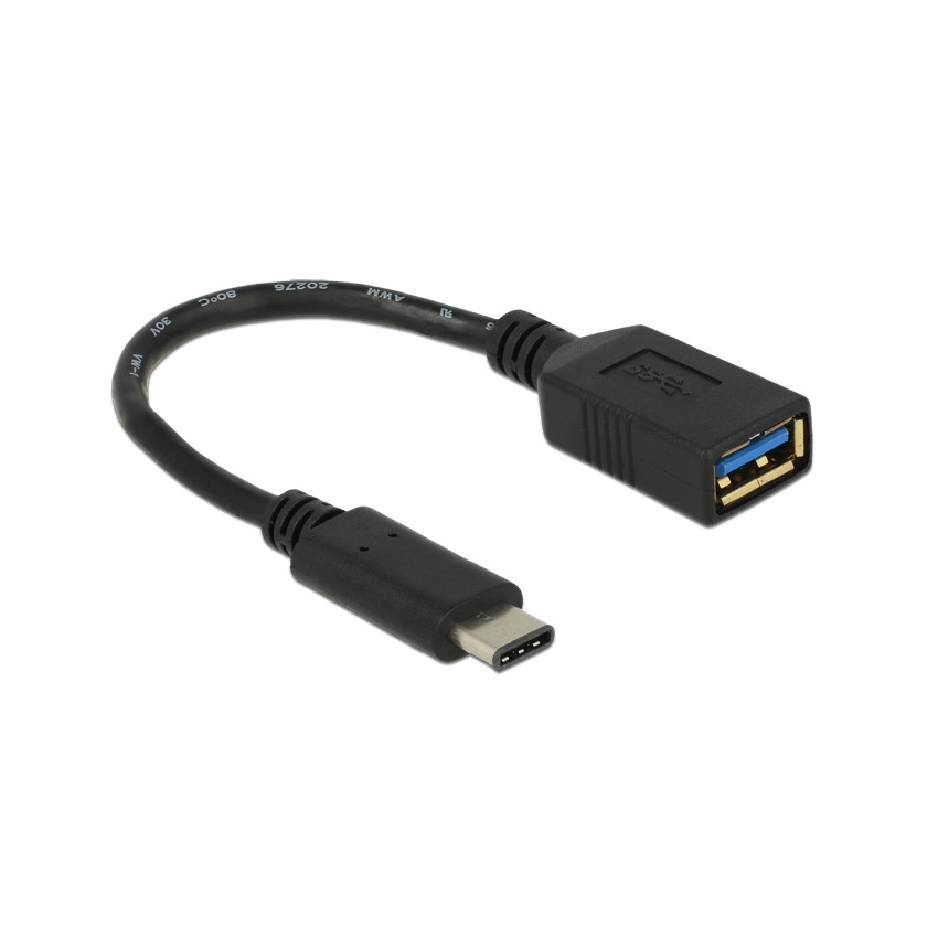Delock Adapter USB Type-A auf USB 3.1 Type-C (15cm)