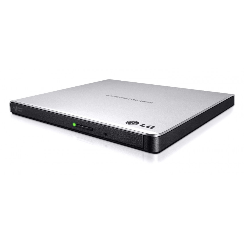 LG externer Ultra Slim DVD±RW/-RAM/-DL Brenner (silber)