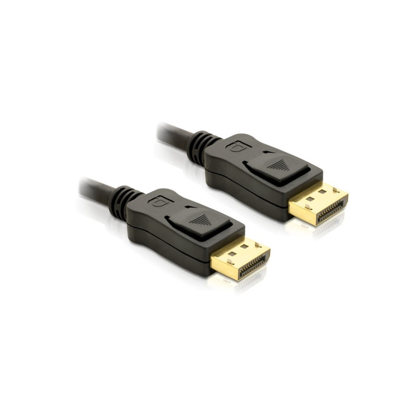 Delock Display Port Anschlusskabel Stecker-Stecker 5m (schwarz)