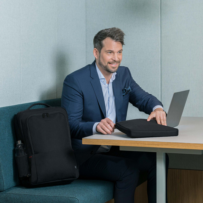 Dicota Rucksack Pluc Eco Base (13-16", schwarz)