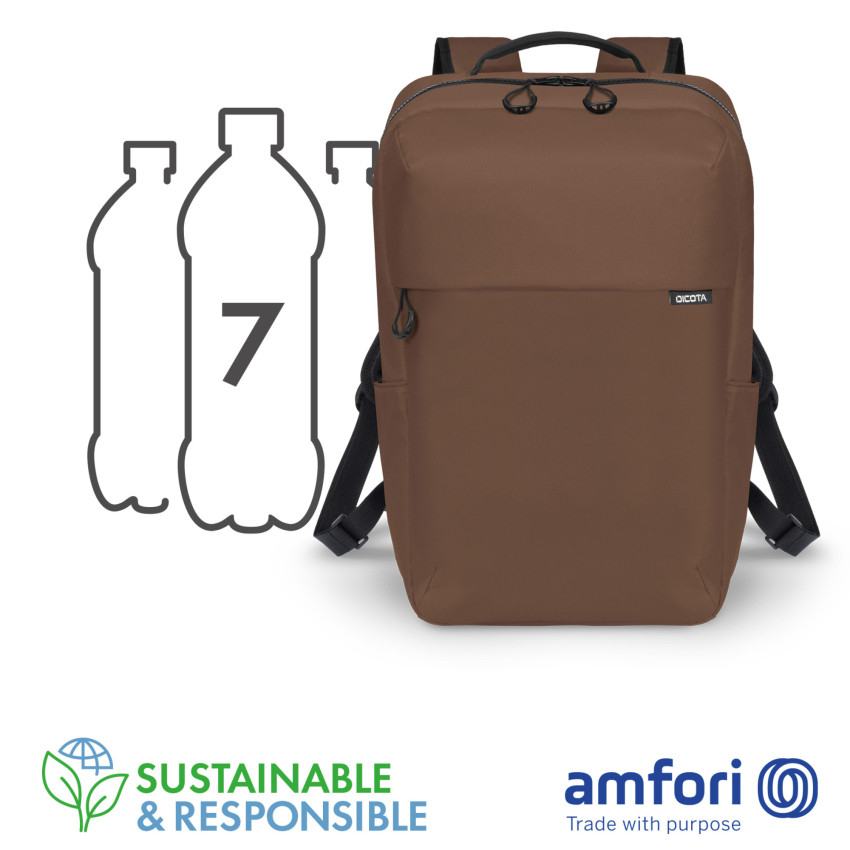 Dicota Backpack COMMUTER (13-16", BRAUN)