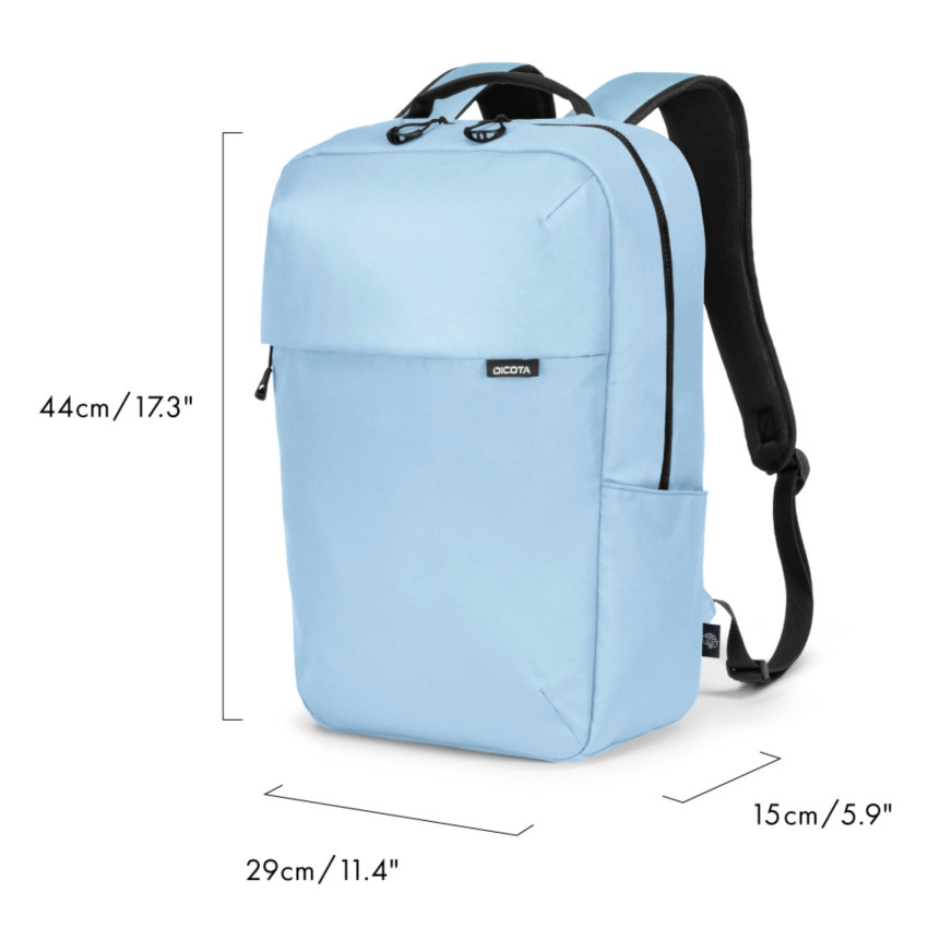 Dicota Backpack COMMUTER (13-16", Eisblau)