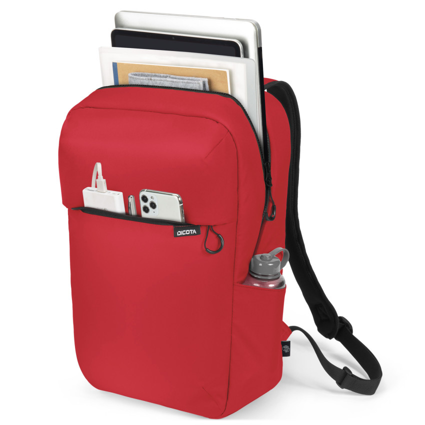 Dicota Backpack COMMUTER (13-16", Rot)