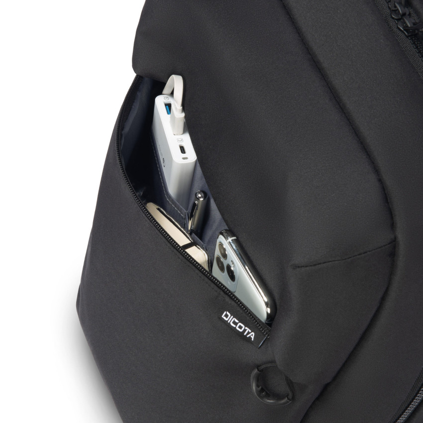 Dicota Backpack COMMUTER (13-16", Schwarz)