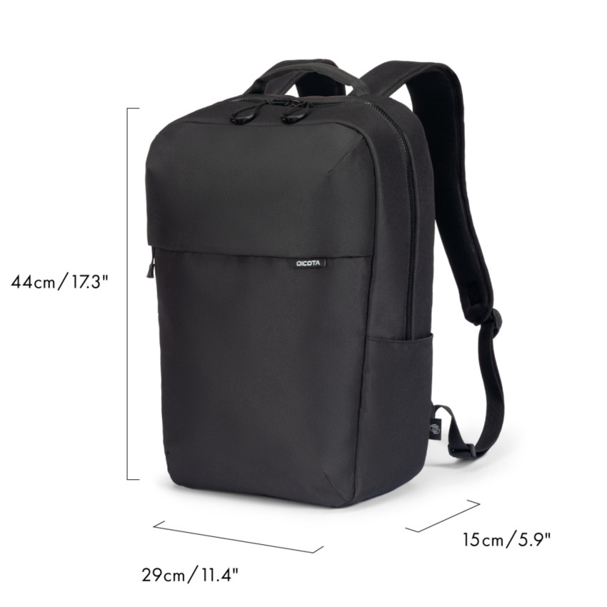 Dicota Backpack COMMUTER (13-16", Schwarz)