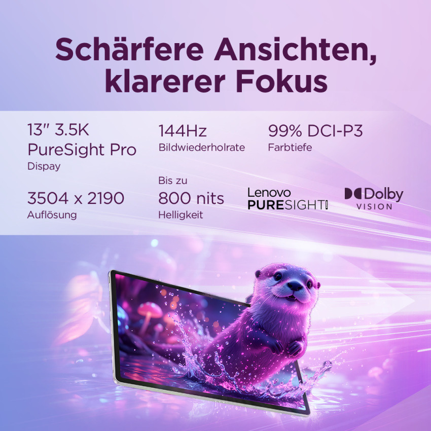 Lenovo Idea Tab Pro G2 (Luna Grey) inkl. Pen, ohne Netzteil
