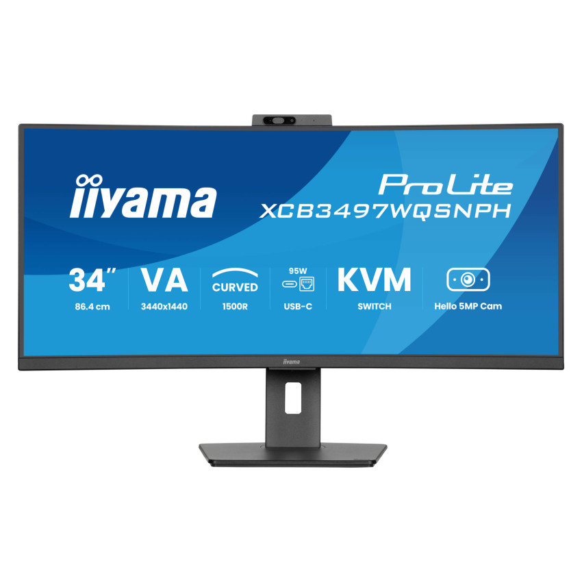 iiyama ProLite XCB3497WQSNPH 83,36 cm (34") Docking-Monitor