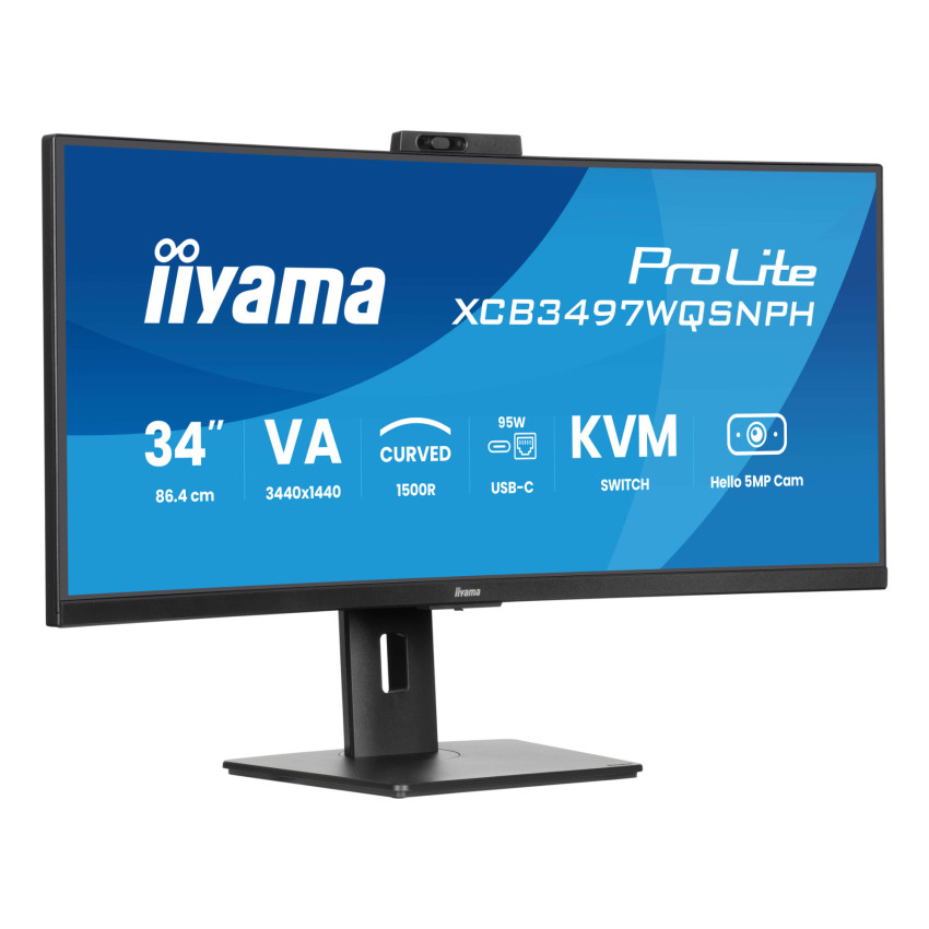 iiyama ProLite XCB3497WQSNPH 83,36 cm (34") Docking-Monitor