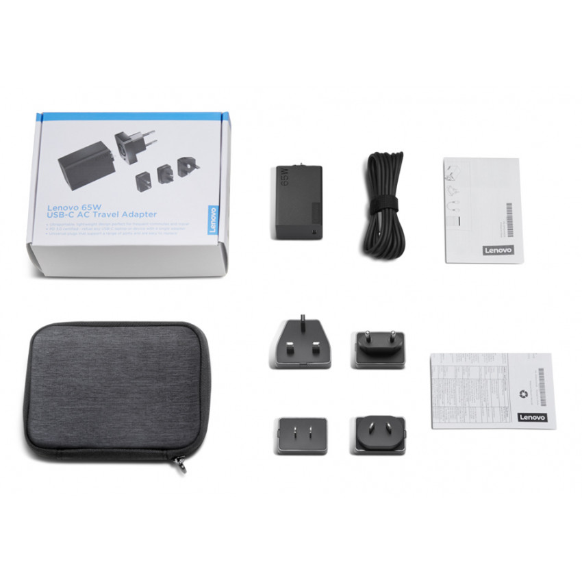 Lenovo 65W USB-C AC Reiseadapter - EU