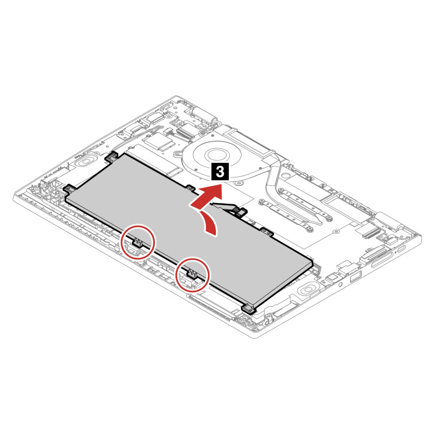 Lenovo ThinkPad interner 4-Zellen Akku 46Wh