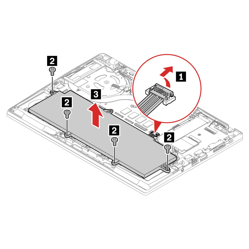 Lenovo Original 4-Zellen Akku 57Wh