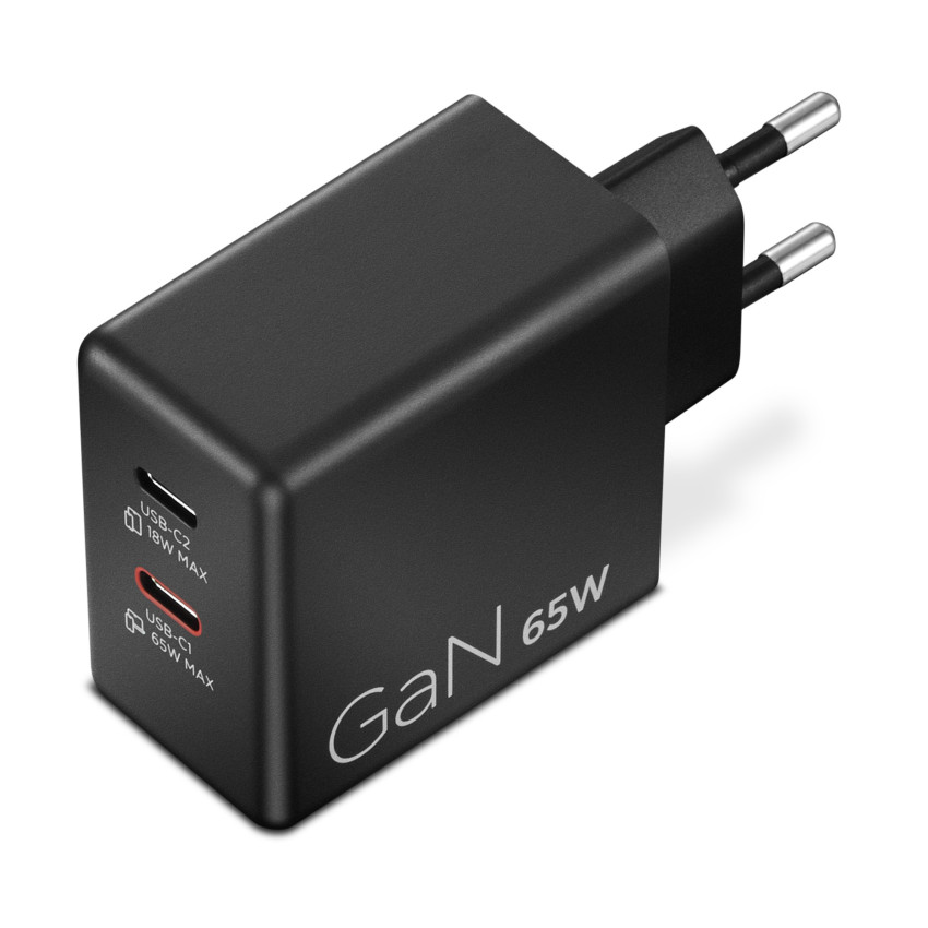 Lenovo Nano GaN USB-C Dual Steckernetzteil 65 Watt