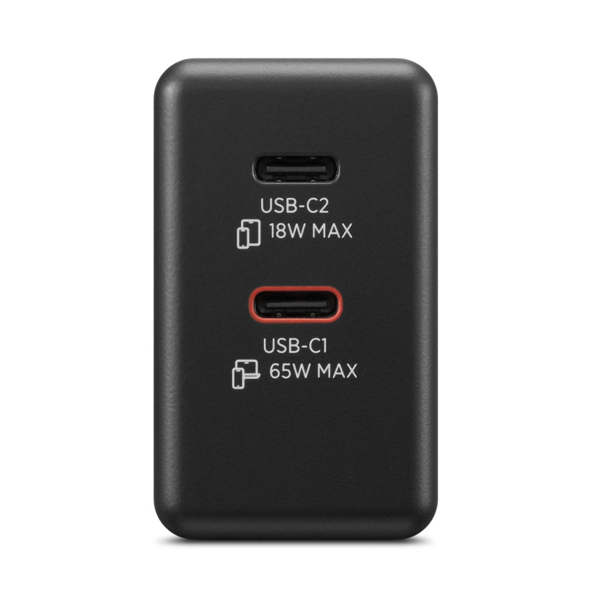 Lenovo Nano GaN USB-C Dual Steckernetzteil 65 Watt