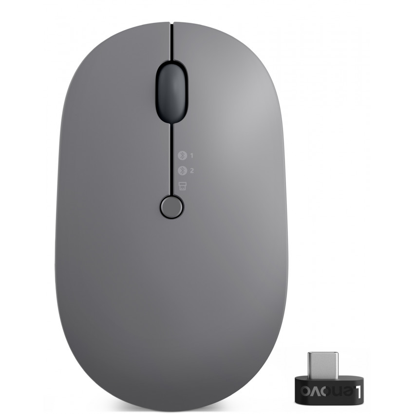 Lenovo Campus Go Wireless Multi-Device Mouse (thunder black/storm grey)