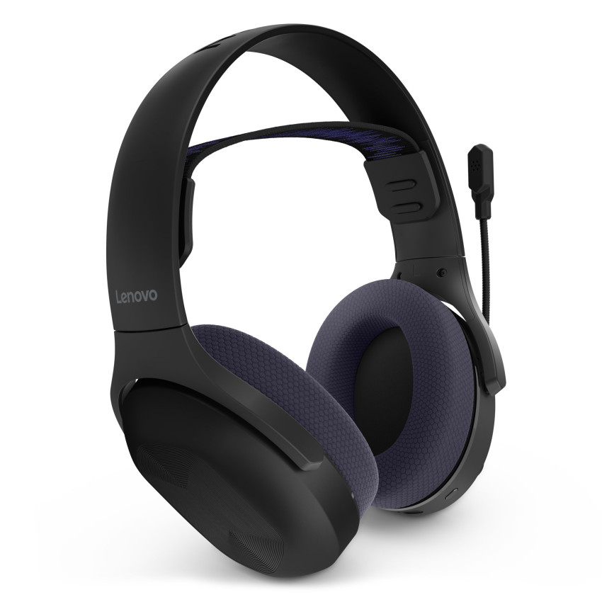 Lenovo Legion H410 Wireless Gaming-Headset (grey/purple)