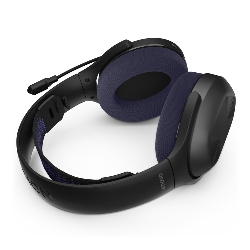 Lenovo Legion H410 Wireless Gaming-Headset (grey/purple)