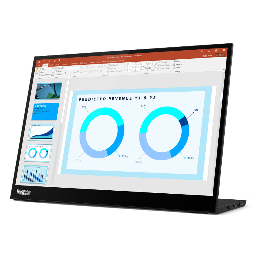 Lenovo ThinkVision M14d 35,6 cm (14,0") Mobiler Monitor