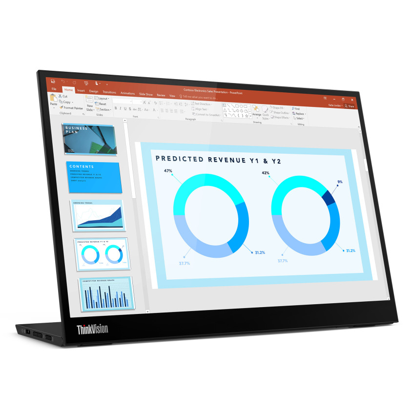 Lenovo ThinkVision M14d 35,6 cm (14,0") Mobiler Monitor