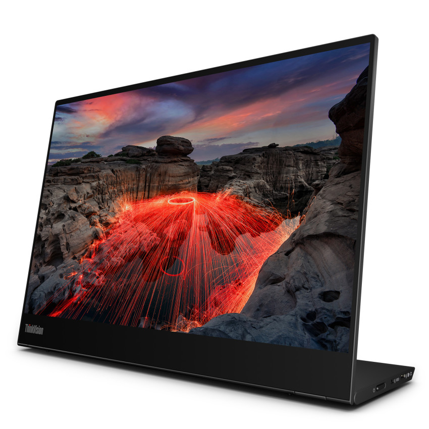 Lenovo ThinkVision M14t G2 35,6 cm (14,0") Mobiler Monitor mit Touch