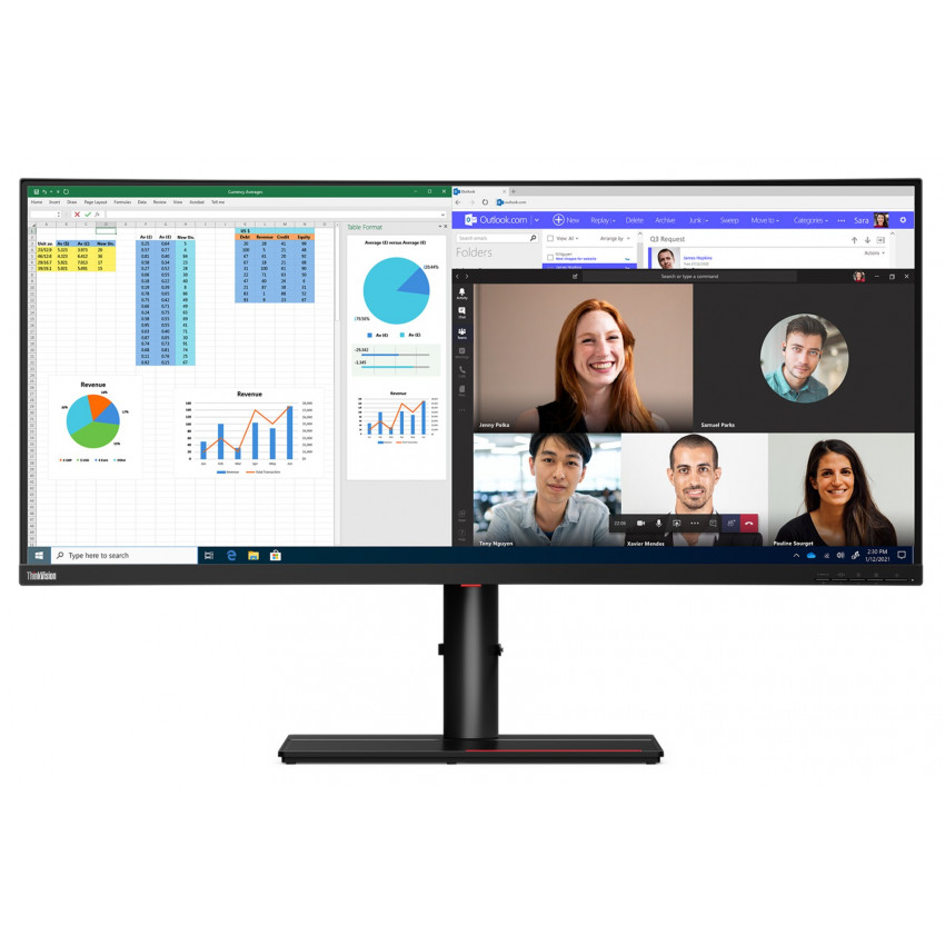 Lenovo ThinkVision P40w-20 100,84cm (40") Curved Monitor