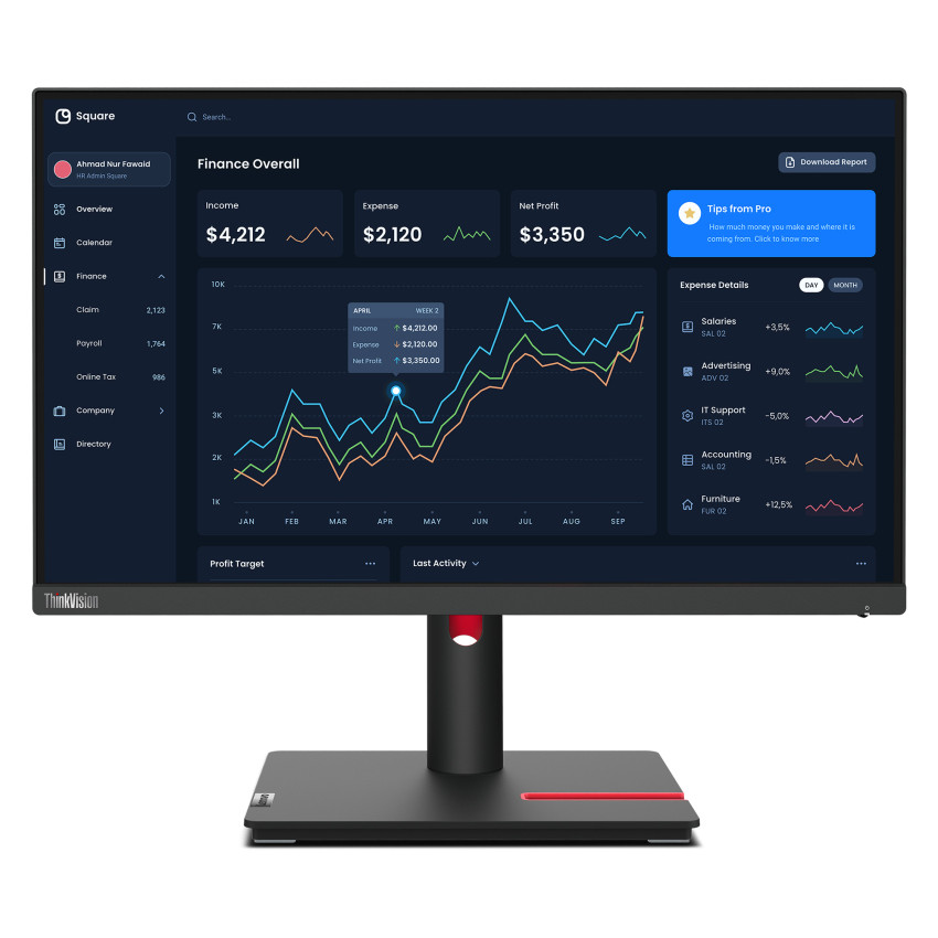 Lenovo ThinkVision T22i-30 54.61cm (21.5") Monitor