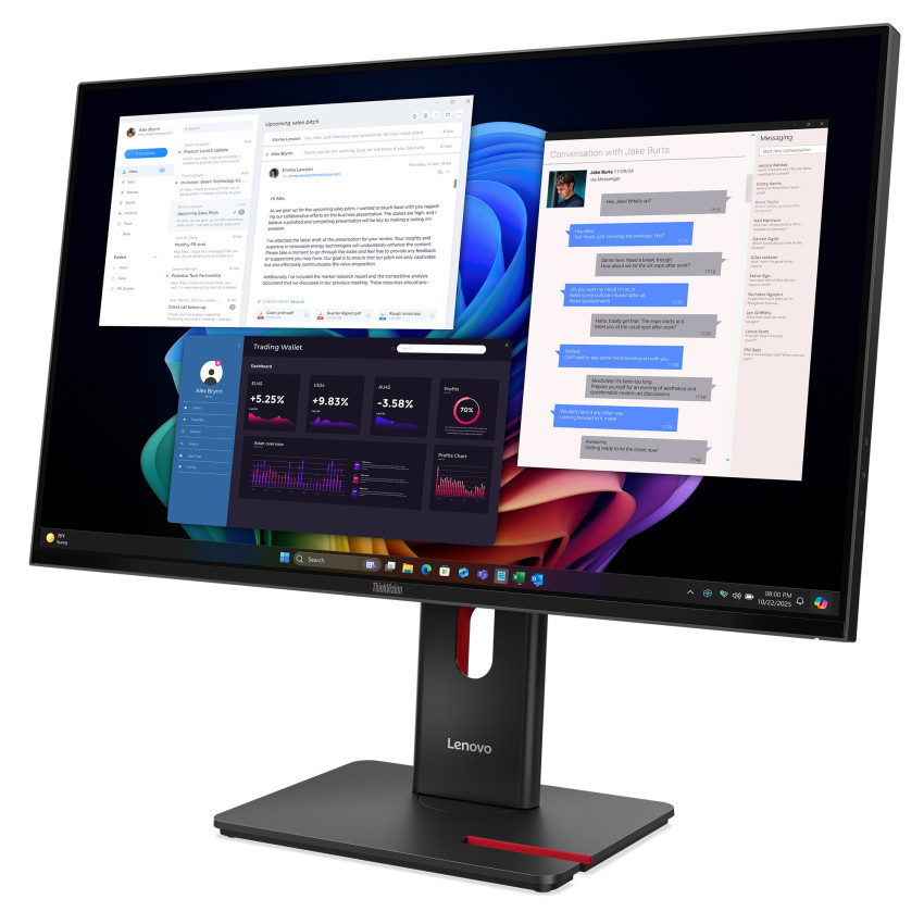 Lenovo ThinkVision T27UD-40 68.6 cm (27") Docking-Monitor