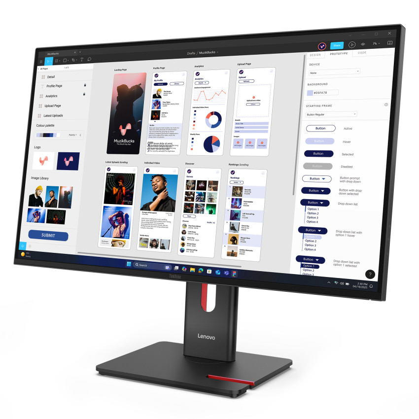 Lenovo ThinkVision T32UD-40 80 cm (31.5") Docking-Monitor