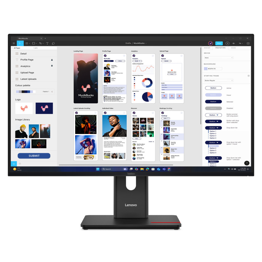 Lenovo ThinkVision T32UD-40 80 cm (31.5") Docking-Monitor