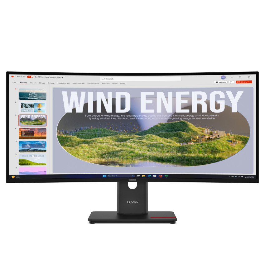 Lenovo ThinkVision T34WD-40 86.36cm (34") Curved Docking-Monitor
