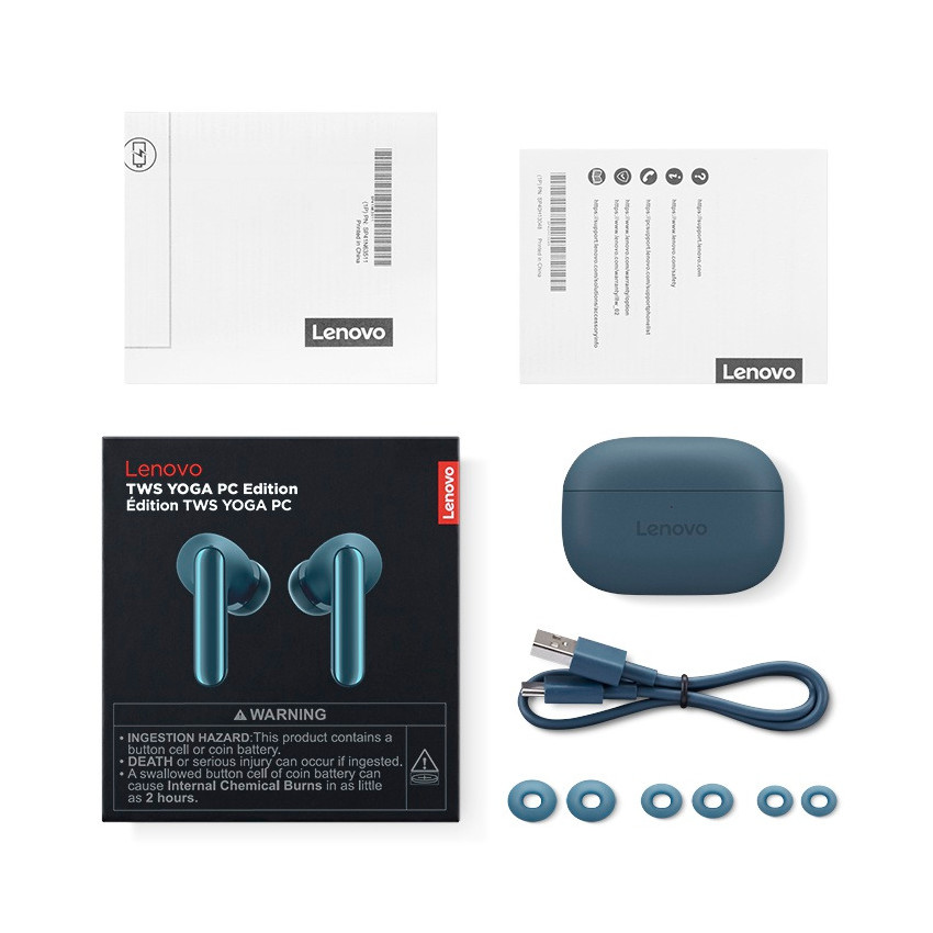 Lenovo TWS Yoga PC-Edition Bluetooth Headset (tidal teal)