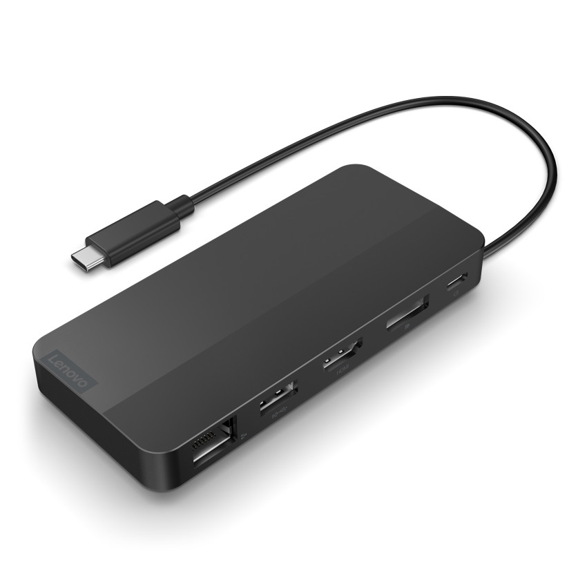 Lenovo USB-C Dual Display Travel Dock (inkl. 100W Netzteil)