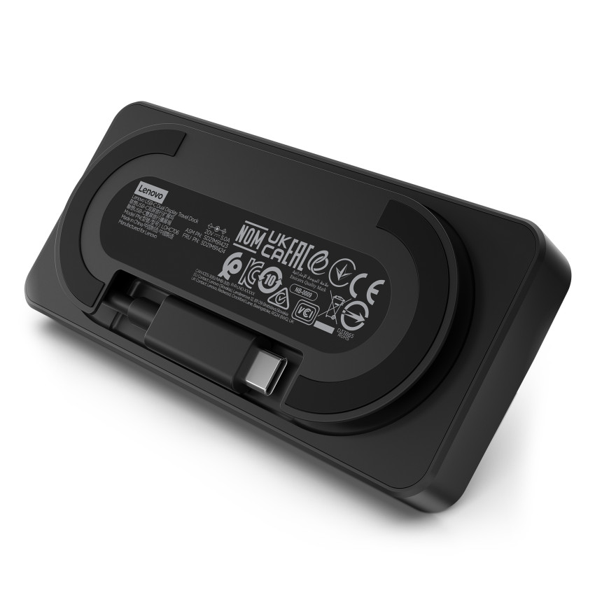 Lenovo USB-C Dual Display Travel Dock (inkl. 100W Netzteil)