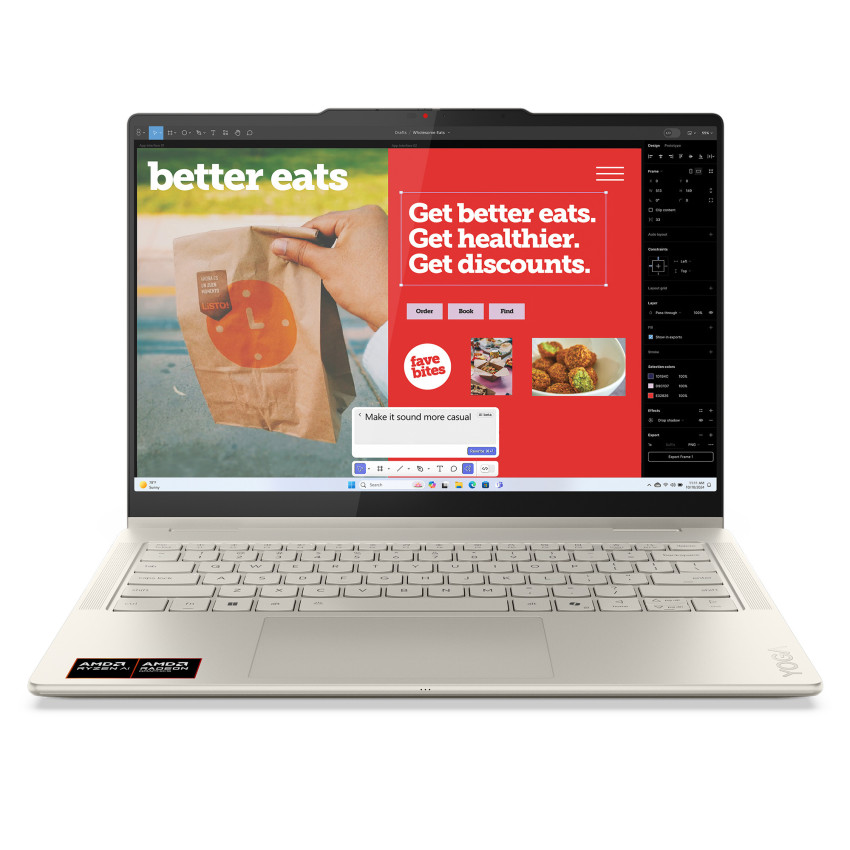 Lenovo Yoga 7-14AKP 2in1 G10 AMD (Alu, seashell)