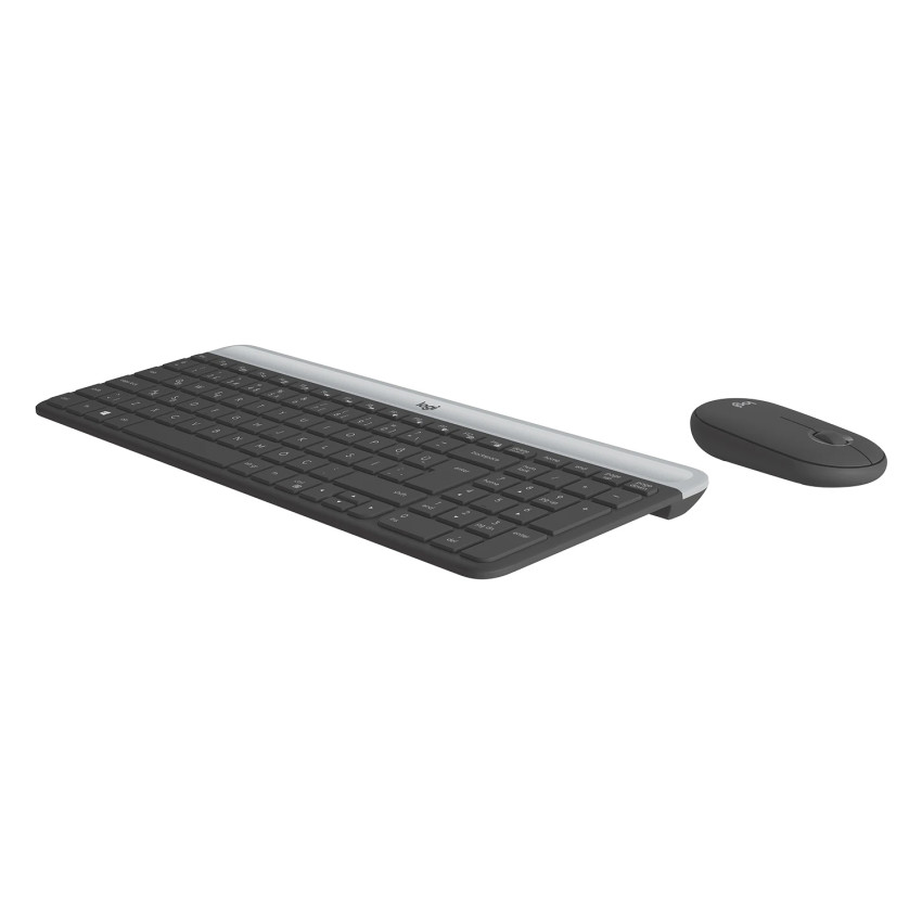Logitech® MK470 Slim Wireless Keyboard and Mouse Combo, Grafit