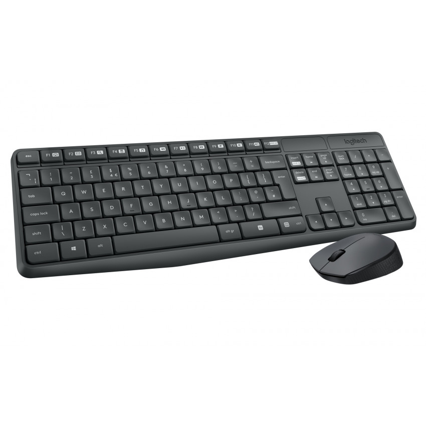 Logitech® MK235 Wireless Keyboard and Mouse 