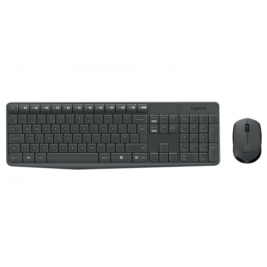 Logitech® MK235 Wireless Keyboard and Mouse 