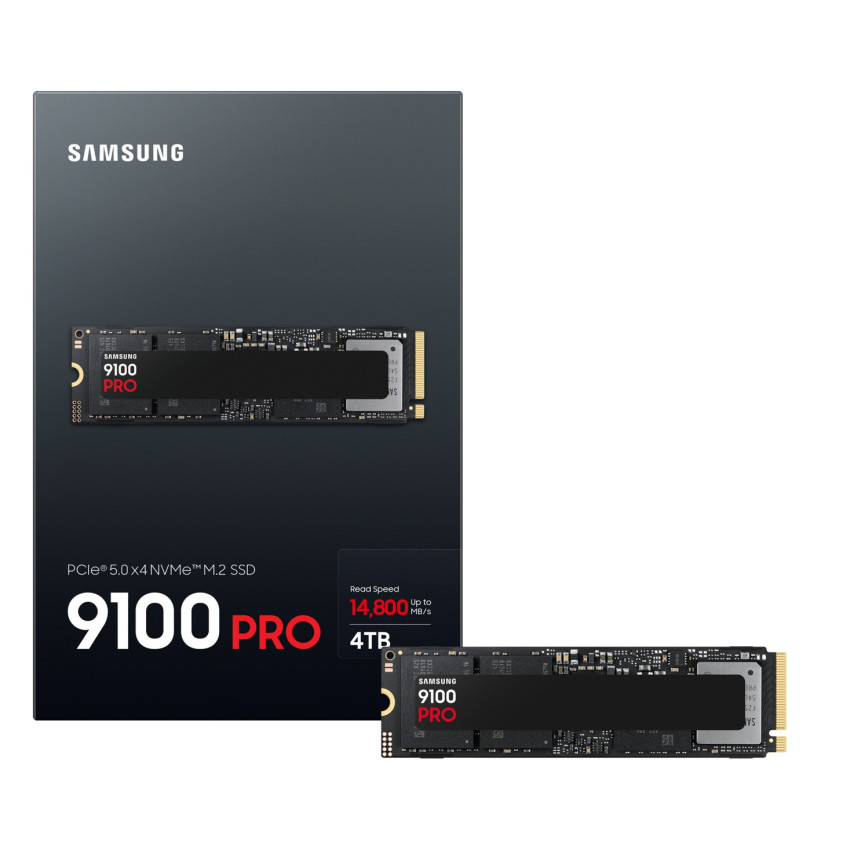 Samsung 9100 Pro 4TB M.2-2280 PCIe 5.0 x4 SSD