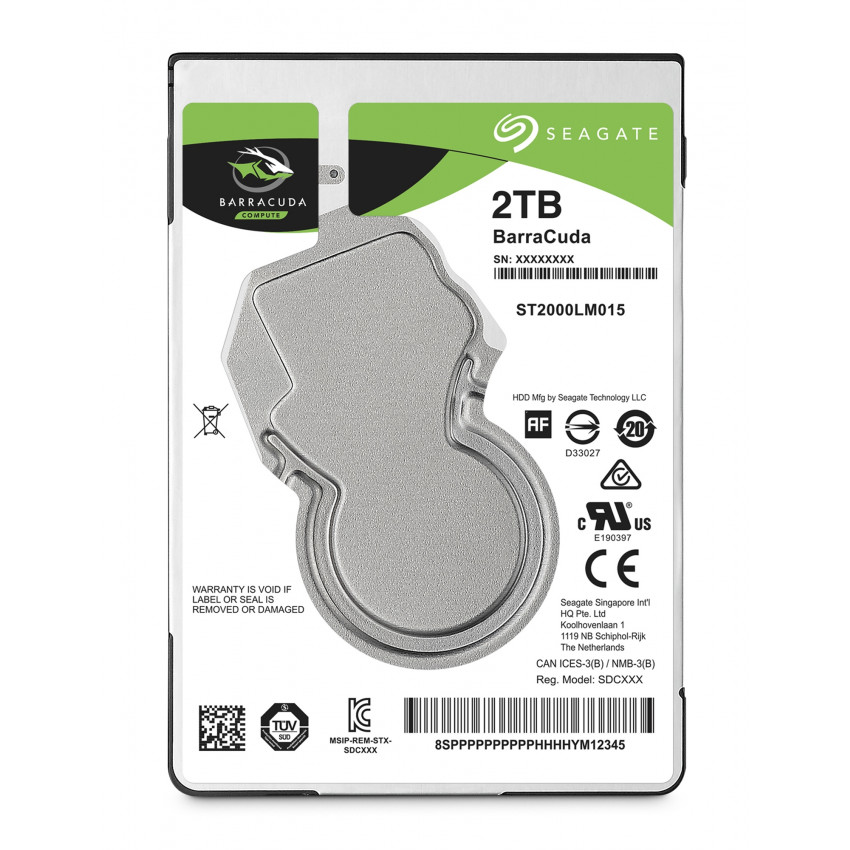 Seagate BarraCuda 2.0TB 2.5" HDD