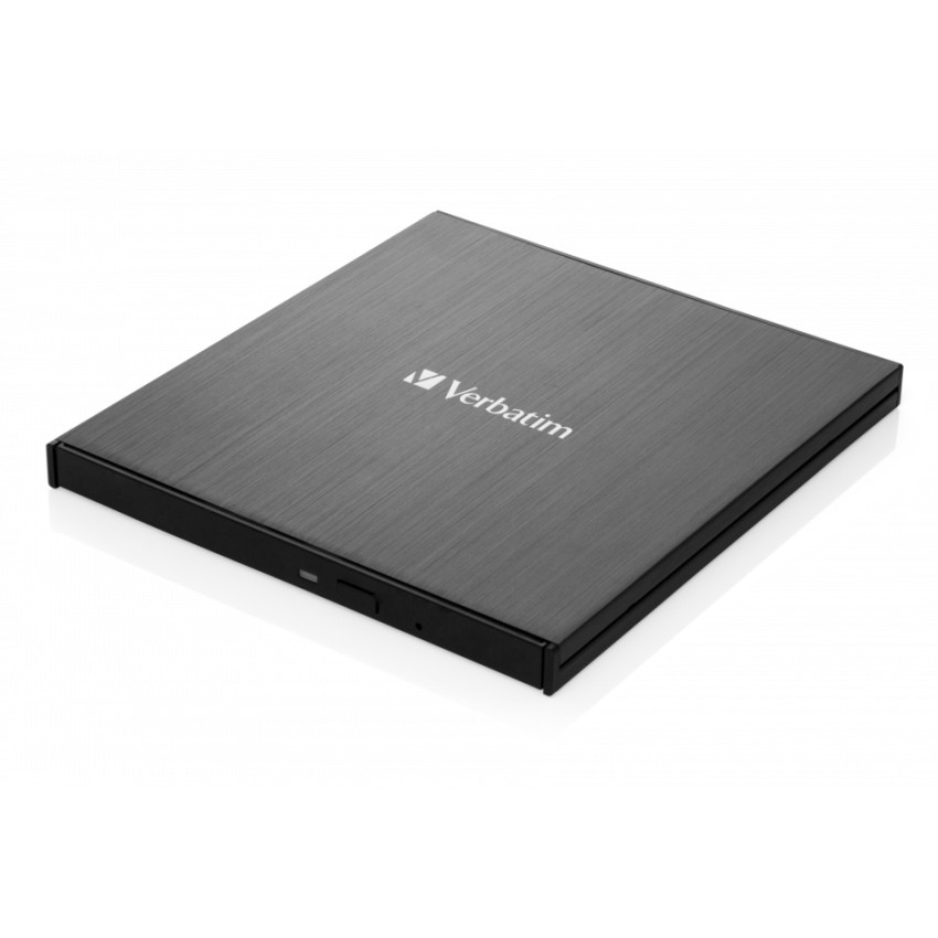Verbatim USB-C/A externer Ultra Slim DVD±RW/-RAM/-DL Brenner (schwarz)
