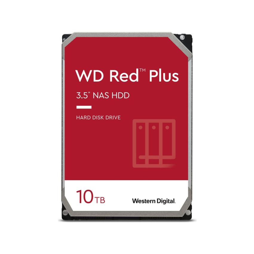 WD Red Red Plus NAS 10TB 5640rpm HDD (3.5")